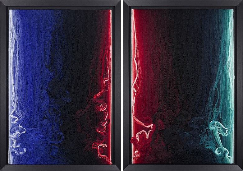 MARK RAUTENBACH, OVERFLOWING EMPTINESS (DIPTYCH) (AD HOMINEM SERIES)
2022, Mixed Media