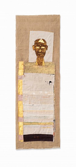 GUY FERRER, FAYOUM
2022, MIXED MEDIA AND COLLAGE ON SILK