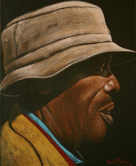 VELAPHI MZIMBA, Malume
2012, Acrylic on Canvas