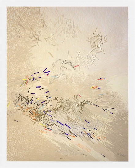 GALIA GLUCKMAN, Nest
2014, Pigment Ink and Collage on Cotton Paper