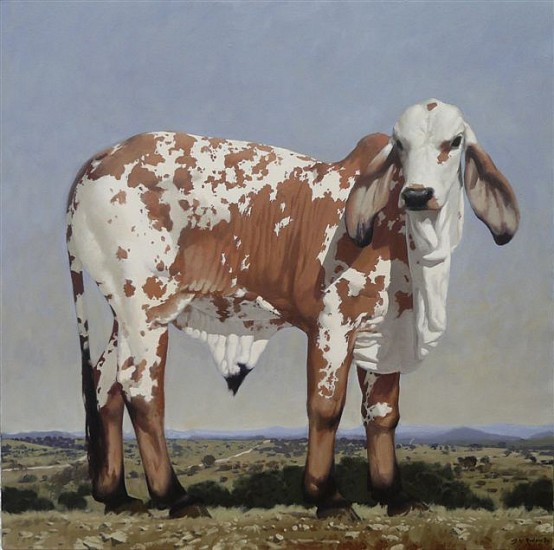 NEIL RODGER, Indu Brazil Bull Calf
2009, Oil on Canvas