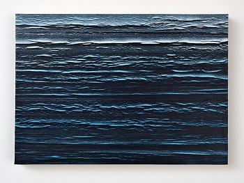 Reflex II, 2016, acrylic on paper tape on canvas, 30x42,5cm