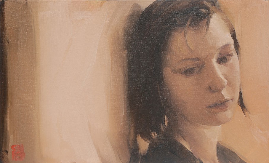 SASHA HARTSLIEF, PENSIVE I
2018, Oil on Canvas