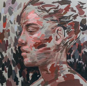 ABSORB 2020 Oil on Linen 100x100cm