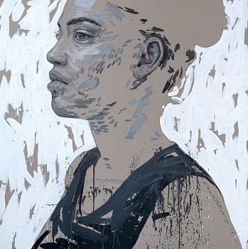 DELIBERATE INFLUENCE 2020 Oil on Linen 165x165cm