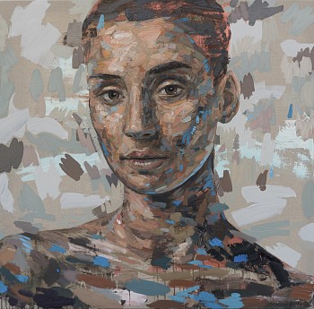 SETTLE 2020 Oil on Linen 120x120cm