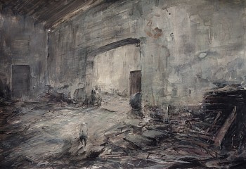 PAPETTI Tempo sospeso I, 2020, acrylic on paper, cm 33x48, AP 91 20