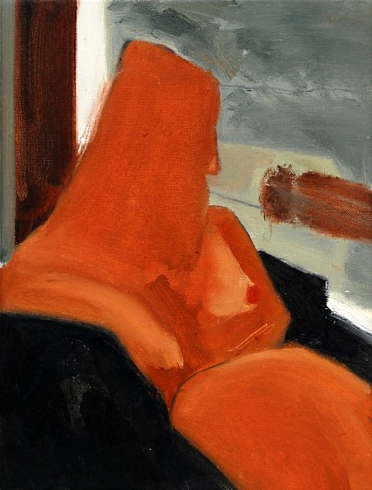 ERIN CHAPLIN, NUDE BY FIREPLACE
2020, Oil on Canvas