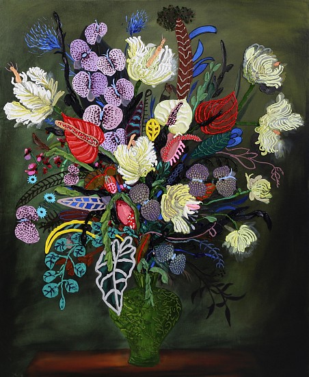 LEE-ANN HEATH, LUSCIOUS ARRANGEMENT
2020, Oil on Canvas