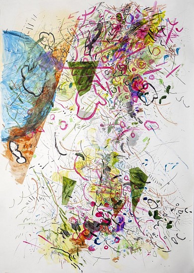 IO MAKANDAL, THE SF CHRONICAL I
2020, MIXED MEDIA DRAWING ON FABRIANO