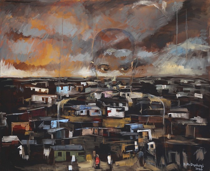 RICKY DYALOYI, PRESCRIBED EXISTANCE
2020, Oil on Canvas
