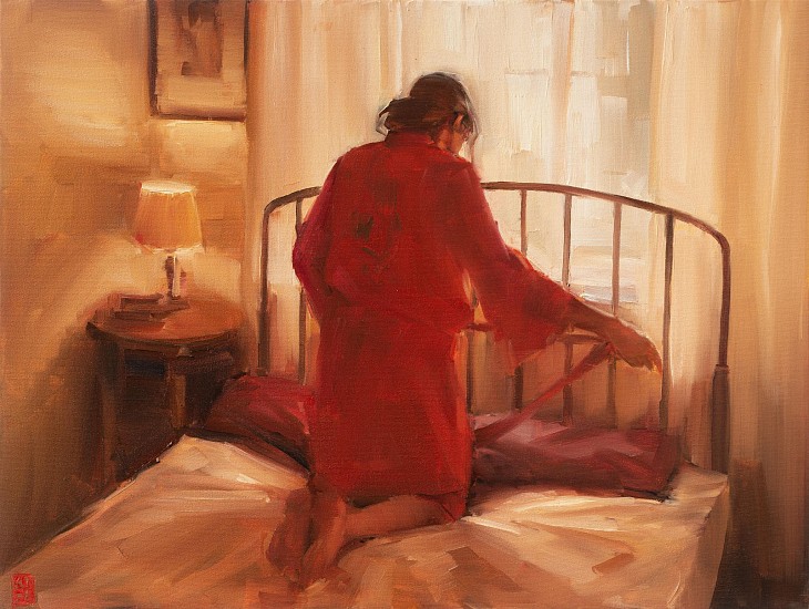 SASHA HARTSLIEF, RED ROBE II
2020, Oil on Canvas