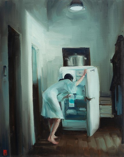 SASHA HARTSLIEF, MIDNIGHT
2020, Oil on Canvas