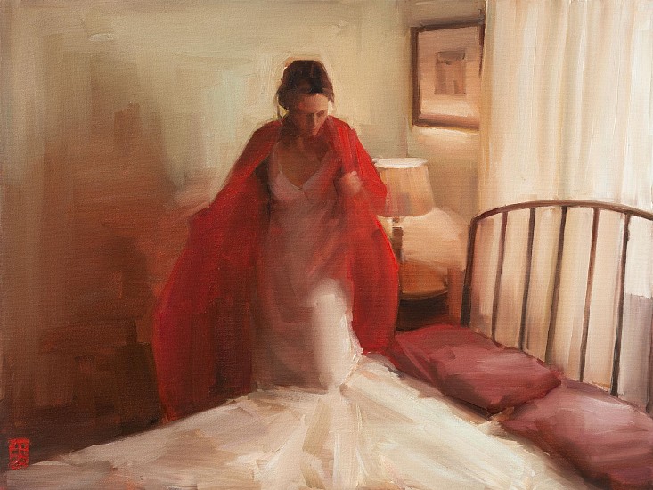 SASHA HARTSLIEF, RED ROBE I
2020, Oil on Canvas