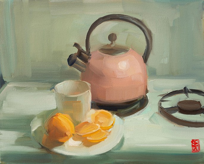 SASHA HARTSLIEF, TEA AND LEMON
2020, Oil on Canvas