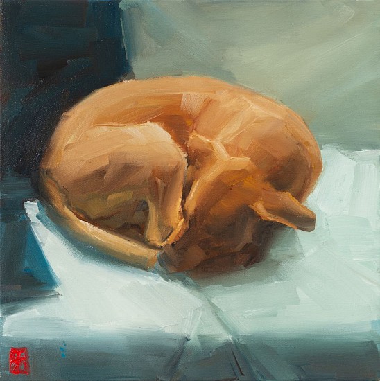 SASHA HARTSLIEF, SLEEPING DOG
2020, Oil on Canvas