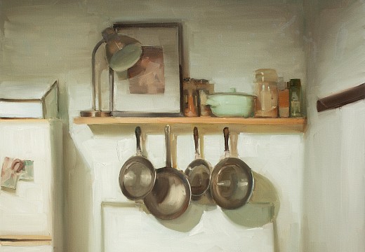 Kitchen in cool light (detail)