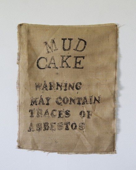 HELENA UAMBEMBE, MAY CONTAIN TRACES OF ASBESTOS
2021, HAND PRINT, IMAGE TRANSFER AND COTTON THREAD ON HESSIAN