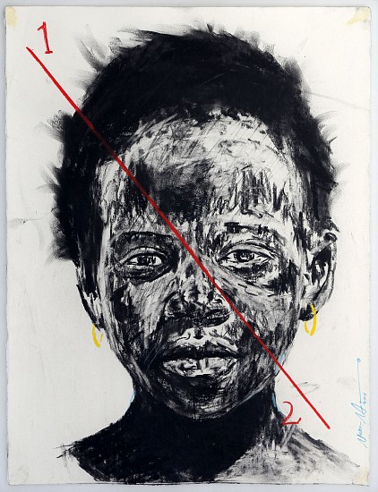 NELSON MAKAMO, UNTITLED (12)
2018, Mixed Media on Paper