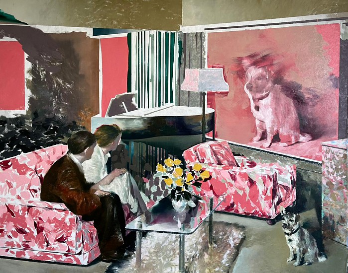 LARS ELLING, ETERNALLY OWNED IS BUT WHAT IS LOST
2022, Mixed Media on Canvas