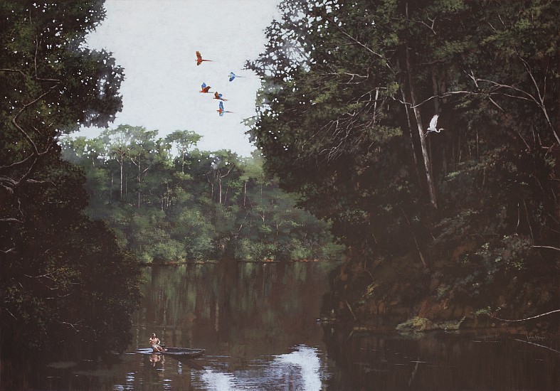 JOHN MEYER, WAORANI (AMAZON)
2022, Mixed Media on Canvas