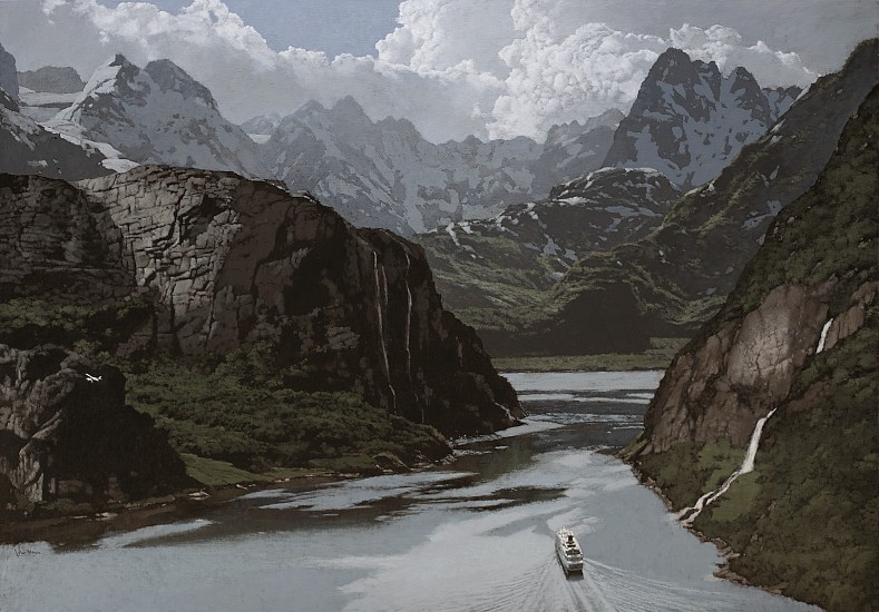 JOHN MEYER, FJORD LEGENDS (NORWAY)
2022, Mixed Media on Canvas