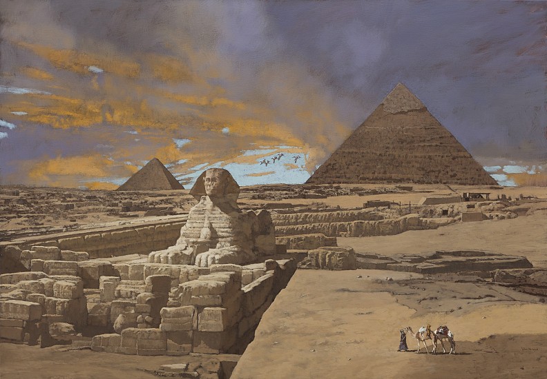 JOHN MEYER, SPHINX (EGYPT)
2022, Mixed Media on Canvas