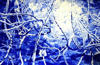 Moth Sees in the Moonlight #3 230 x 150cm