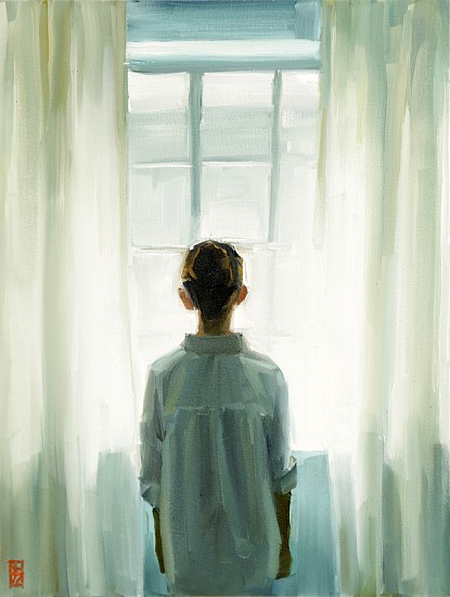 SASHA HARTSLIEF, CHILD AT THE WINDOW
2022, Oil on Canvas