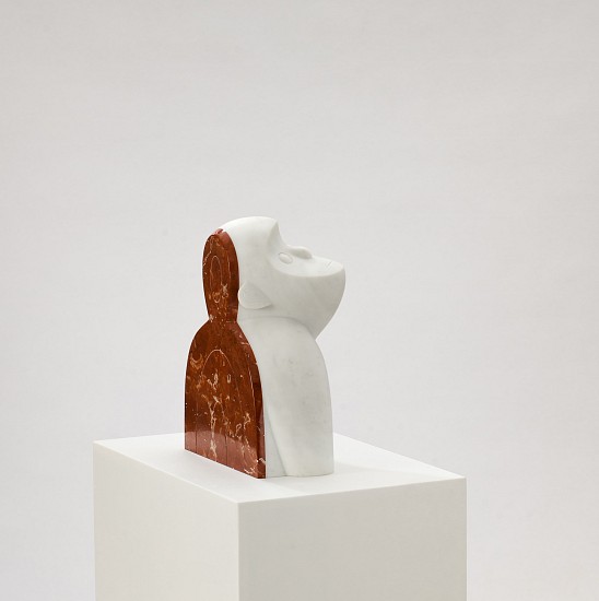 BRETT MURRAY, PRAY
WHITE CARRARA MARBLE AND FRENCH RED MARBLE