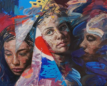 Virtual Forms 2023 oil on linen 80x100cm