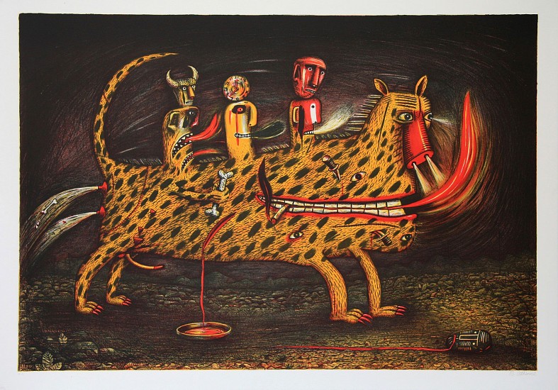 NORMAN CATHERINE, JOY RIDE
2002, LITHOGRAPH (PLATE)