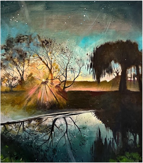 MATTHEW HINDLEY, THE VISITATION
2023, Oil on Canvas