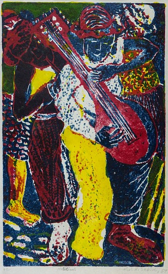 MMAKGABO HELEN SEBIDI, MUSICIANS
1981, REDUCTION LIONO CUT ON PAPER