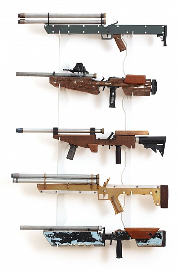 MICHAEL MACGARRY, ADVERSARIAL INTEROP
2024, DECOMMISSIONED HOMEMADE 12-GAUGE SHOTGUNS