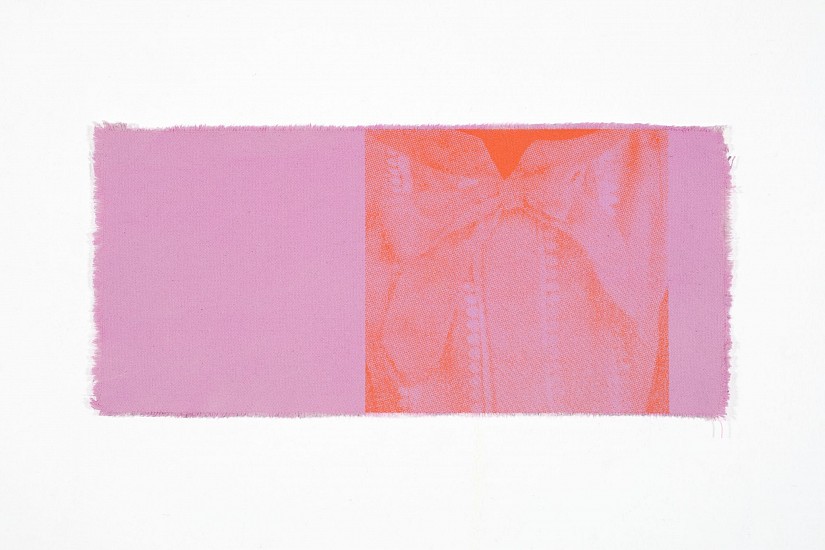 NINA TUROK SHAPIRO, PINK AND ORANGE
2024, SILK SCREEN PRINT ON UNSTRETCHED CANVAS