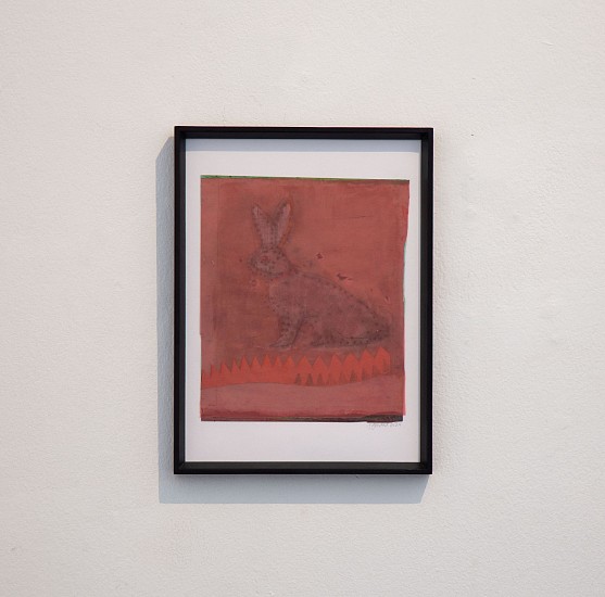 JOSIE GRINDROD, HARE FROM A PEACEABLE BESTIARY
Mixed Media on Paper