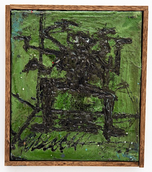 BOYTCHIE, STUDY (ASHURA)
2024, OIL, ENAMEL & BITUMEN ON CANVAS