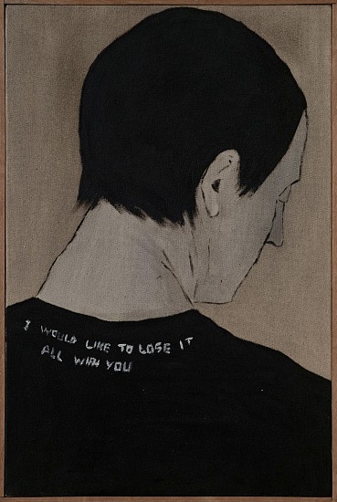 BRETT CHARLES SEILER, I WOULD LIKE TO LOSE IT ALL WITH YOU
BITUMEN, ROOF PAINT ON CANVAS