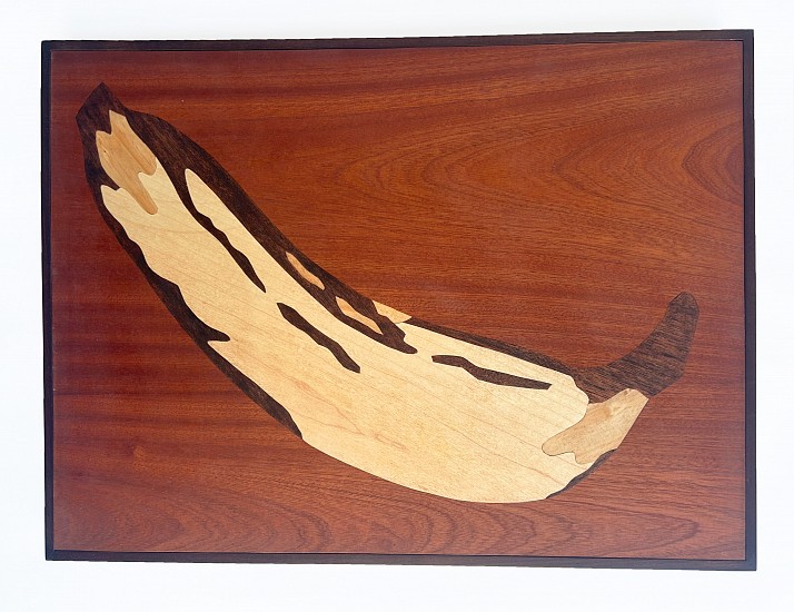 LUCA EVANS, KNOCKOFF HANDGUN
2024, MAPLE AND SAPELE ON PINE, FRAMED IN KIAAT