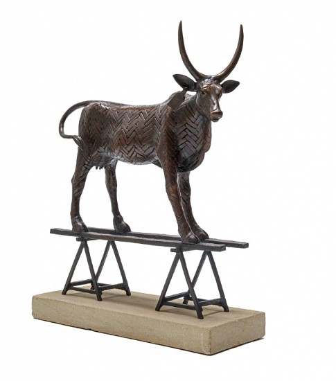 KEVIN ROBERTS, HERRINGBONE COW
Bronze
