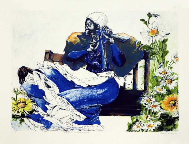 MARY SIBANDE, LEISURELY REST: SOPHIE AND THE DAISIES
2025, DIGITAL PRINT