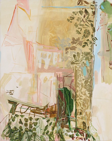 JEANNE HOFFMAN, SEARCHING MADE HABITABLE
2025, ACRYLIC ON ITALIAN COTTON