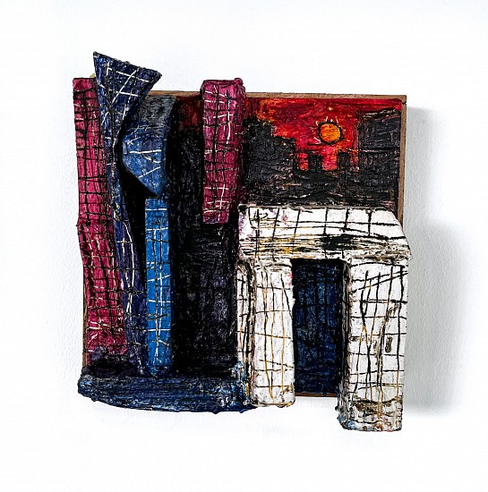 BOYTCHIE, DYSTOPIA 3
2025, OIL, ENAMEL AND BITUMEN ON WOOD