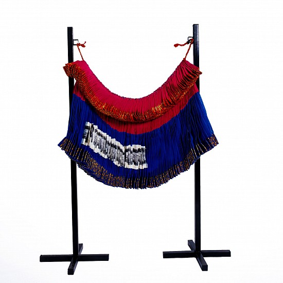 KHANYISA BRANCON, XIBELANI XA BARCARDI
2025, LITHOGRAPHY ON COTTON TEXTILE SOFT SCULPTURE