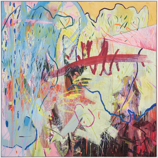 LIZA GROBLER, THE BIRTHPLACE OF NEW STORIES
2025, OIL ON JUTE