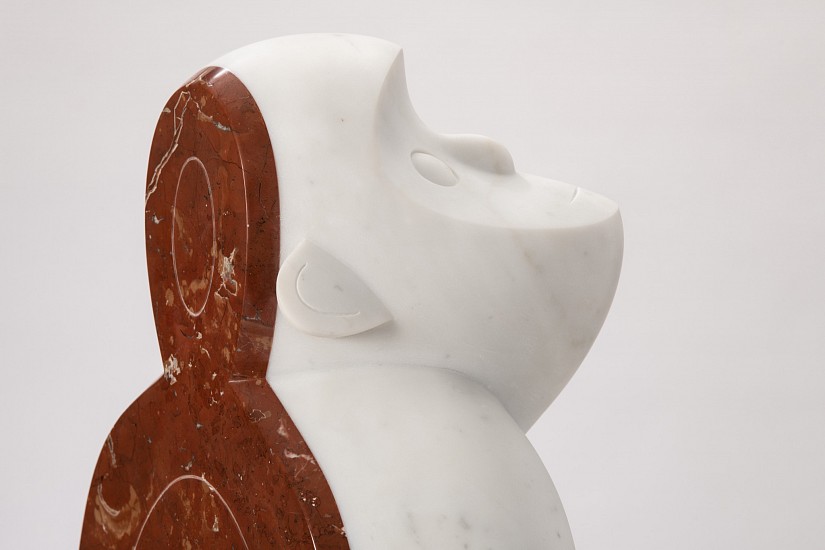 BRETT MURRAY, PRAY
WHITE CARRARA MARBLE AND FRENCH RED MARBLE