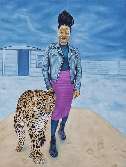 MBULELO PARADISE LOKOTO, IKHOLWA / THE BELIEVER
2023, Oil on Canvas