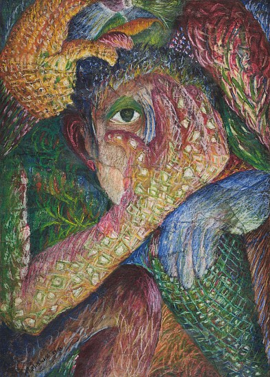 MMAKGABO MMAPULA MMANKGATO HELEN SEBIDI, THE HIDERS
1989 - 1992, PASTEL ON PAPER