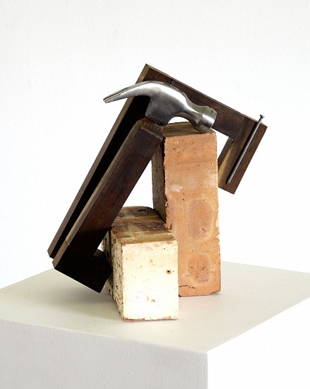 WARREN MAROON, THE HANDSHAKE'S NOT WORTH THE GRIP 10
2026, IMBUIA, STAINLESS STEEL AND BRICK